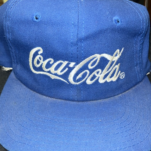 True Vintage Coca-Cola Script Snapback Hat - Picture 2 of 8